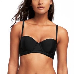 👙 OLD NAVY👙 BLACK BUSTIER BIKINI TOP